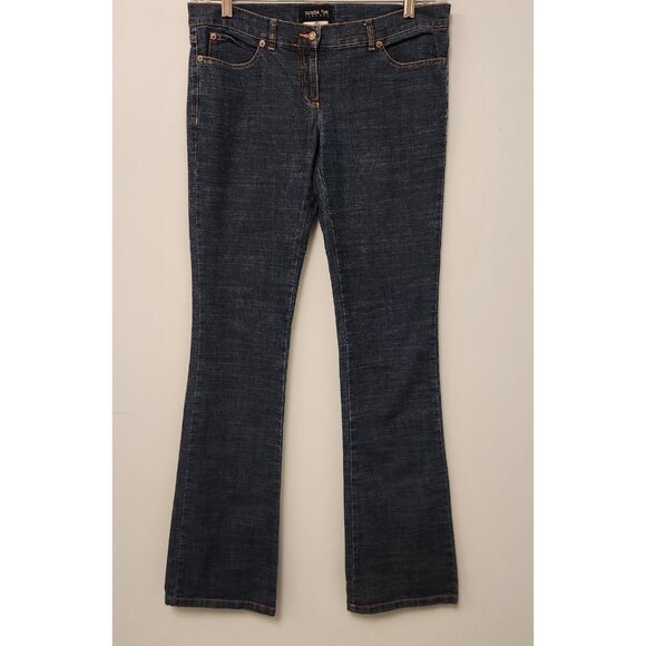 Patrizia Pepe Firenze Skinny Jeans Size 46 (33x34.5) Boot Cut Blue Denim‎ EUC - Picture 4 of 16